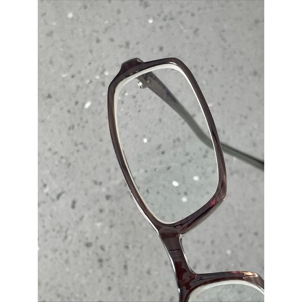 ZIMCO EYEGLASSES FRAMES ONLY BROWN / CRYSTAL S317 FULL RIM BRN/CRYST